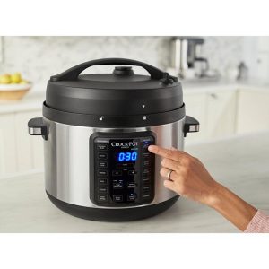 Crock-Pot 10-Qt. Express Crock Pressure Cooker C25I 8 Crock Pot 10 Qt. Express Crock Pressure Cooker C25I 2