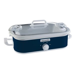 Crock-Pot 3.5 Quart Casserole Midnight Blue Slow Cooker C25C
