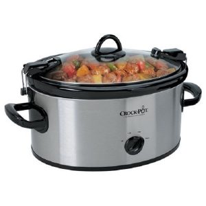 Crock Pot Cook N Carry 6 Quart Oval Manual Portable Stainless C25Q 2
