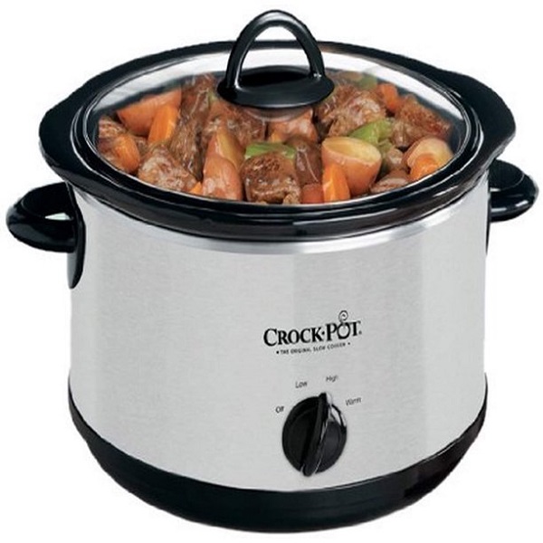 Crock-Pot SCR503SP 5-Quart Smudgeproof Round Manual Slow C25I 3 Crock-Pot SCR503SP 5-Quart Smudgeproof Round Manual Slow C25I