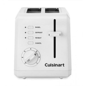 Cuisinart Plastic Compact 2 Slice White Toaster C14J