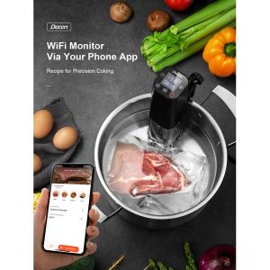 Decen Sous Vide Cooker Wifi 800W Precision Cooker D25R 3