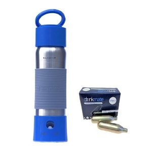 Drinkmate instaFizz Stainless Steel Water Bottle Kit – Blue D19Q