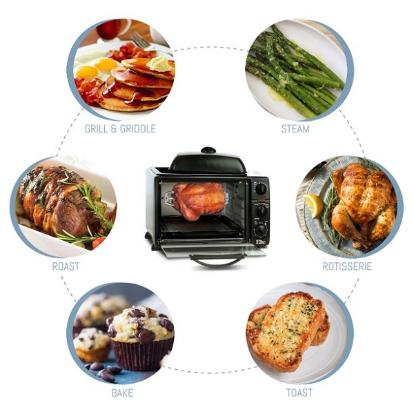 Elite Platinum ERO-2008SC Multi-Function Toaster Oven E15F 7 Elite Platinum ERO-2008SC Multi-Function Toaster Oven E15F - Image 5