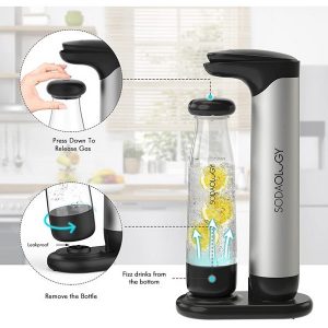 ForAngel Sparkling Water Soda Maker with Two 1L BPA F20C 4