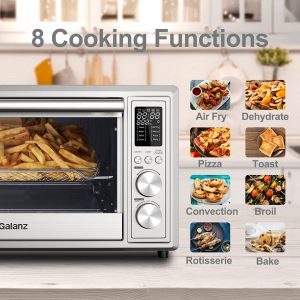 Galanz GT12SSDAN18 1.1 Cu.Ft . Digital Toaster Oven with Air Fry G31Z 5
