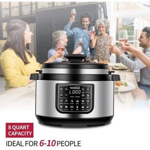Geek Chef 8 Qt 12 in i Multiuse Programmable Electric Pressure Cooker G3P 4