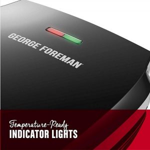 George Foreman GR340FB Classic Plate Electric Indoor Grill G22K 2