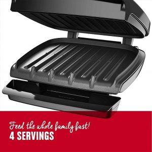 George Foreman GR340FB Classic Plate Electric Indoor Grill G22K 3