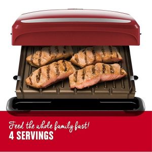 George Foreman GRP360R 4 Serving Removable Plate G22T 7 George Foreman GRP360R 4 Serving Removable Plate G22T 3