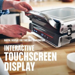 George Foreman Smokeless Digital Smart Select Family Size G22J 3