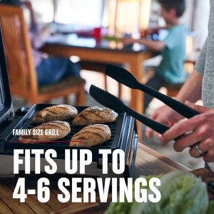 George Foreman Smokeless Digital Smart Select Family Size G22J 5