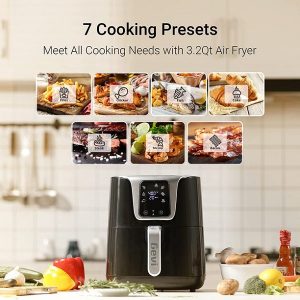 Gevi 3.8Qt Air Fryer with 7 Presets Oil Less Air Fryer Oven G31I 3