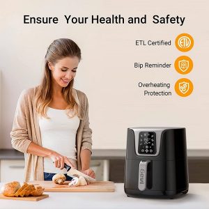 Gevi 3.8Qt Air Fryer with 7 Presets Oil Less Air Fryer Oven G31I 4