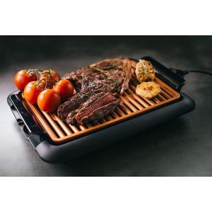 Gotham Steel Smokeless Electric Grill with Interchangeable Griddle G22S 4