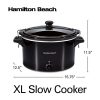 Hamilton Beach 33195 Extra Large Stay or Go Slow Cooker H25N 1