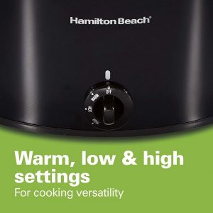 Hamilton Beach 33195 Extra Large Stay or Go Slow Cooker H25N 3