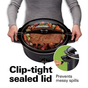 Hamilton Beach 33195 Extra Large Stay or Go Slow Cooker H25N 4