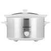 Hamilton Beach 4 Quart Oval Kitchen Countertop Slow Cooker H25X 1 Hamilton Beach 4 Quart Oval Kitchen Countertop Slow Cooker H25X 1