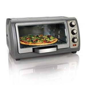 Hamilton Beach Easy Reach Toaster Oven with Roll-Top Door H15T