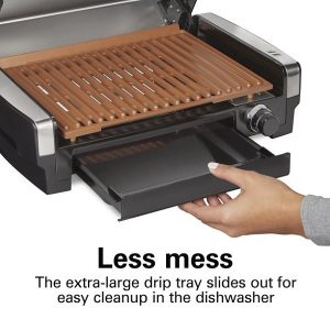 Hamilton Beach Electric Indoor Searing Grill with Removable H23C 2