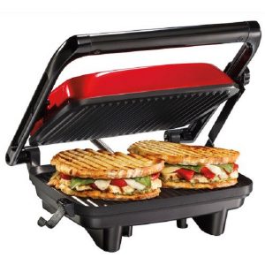 Hamilton Beach Panini Press Gourmet Sandwich Maker H22R 3