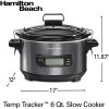 Hamilton Beach Portable 6-Quart Digital Programmable Slow Cooker H25Q 2 Hamilton Beach Portable 6 Quart Digital Programmable Slow Cooker H25Q 1