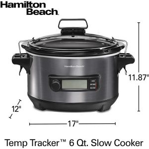 Hamilton Beach Portable 6-Quart Digital Programmable Slow Cooker H25Q