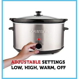 Hartford Courant CSC-8525ST 8.5 qt. Slow Cooker Stainles Steel H25I 7 Hartford Courant CSC 8525ST 8.5 qt. Slow Cooker Stainles Steel H25I 2