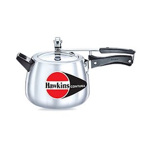 Hawkins HC40 Contura 4-Liter Pressure Cooker, Small, Aluminum H2H