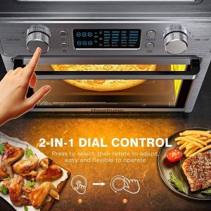 HomeRusso 25L26.3QT Air Fryer Oven, 24-in-1 Convection Toaster H31Y 10 HomeRusso 25L26.3QT Air Fryer Oven 24 in 1 Convection Toaster H31Y 4