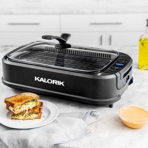 Kalorik Indoor Smokeless Grill Black K22U 2