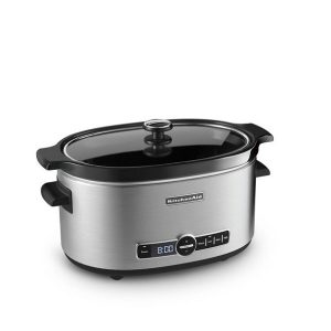 KitchenAid 6-Quart Slow Cooker with Solid Glass Lid K25E