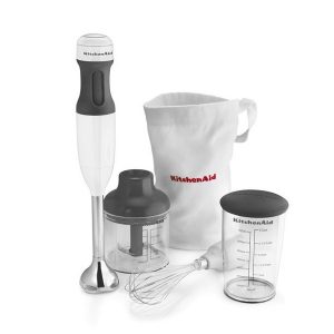 KitchenAid RKHB2351WH Pro Line Hand Blender, 2 Speed, White K9Q