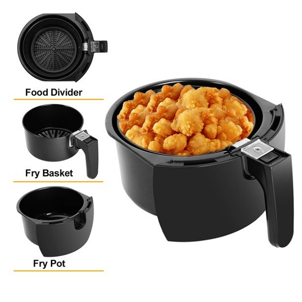 Ktaxon 2.85qt Electric Digital Air Fryer wLCD Screen, 7 Preset Settings K31U 6 Ktaxon 2.85qt Electric Digital Air Fryer wLCD Screen, 7 Preset Settings K31U - Image 4