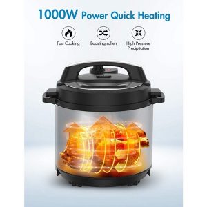 MOOSOO Electric Pressure Cooker 15 in 1 Stainless Steel M2N 3