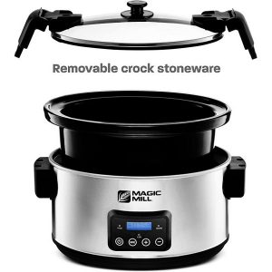 Magic Mill 8.5 Quart Slow Cooker Crock Pot M26Z 4
