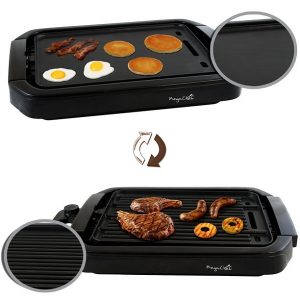 MegaChef Dual Surface Reversible Indoor Grill and Griddle M22R 3