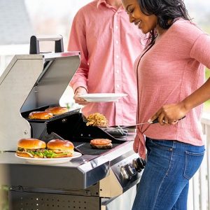 Monument Grills 2 Burner Propane Gas Grill in Stainless M22N 5