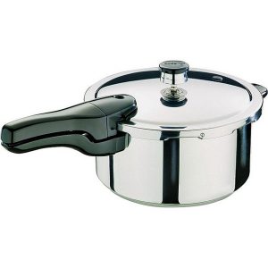 New Presto 01341 4 Quart Stainless Steel Pressure Cooker N3L