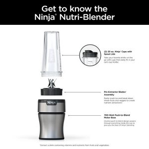 Ninja® Nutri Blender BN300 700 Watt Personal Blender N10B 2