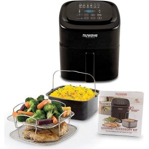 NuWave Brio 6-Quart Digital Air Fryer and Gourmet Kit N31A