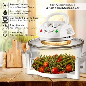 NutriChef PKAIRFR48 Halogen Oven Air Fryer Infrared N29E 3
