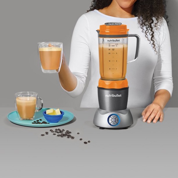 Nutribullet Select Blender with Versatile controls, Orange N10J 6 Nutribullet Select Blender with Versatile controls, Orange N10J - Image 4