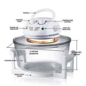 Nutrichef Halogen Oven Air-fryerinfrared Convection Cooker N30D 8 Nutrichef Halogen Oven Air fryerinfrared Convection Cooker N30D 3