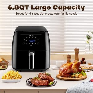 OSALADI Air Fryer 8 in 1 Multi cooker Electric Oilless Cooker O30A 4