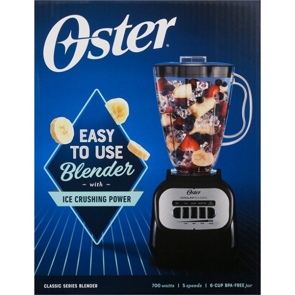 Oster Classic Series 5-Speed Blender - Black BLSTCP-B00 O10A 4 Oster Classic Series 5-Speed Blender - Black BLSTCP-B00 O10A - Image 2