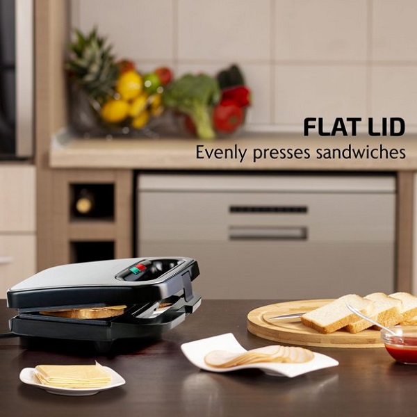 Ovente Electric Indoor Sandwich Grill Maker O22L 4 Ovente Electric Indoor Sandwich Grill Maker O22L - Image 2