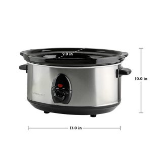 Ovente Portable 3.7 Quart Temperature Controlled Removable O25R