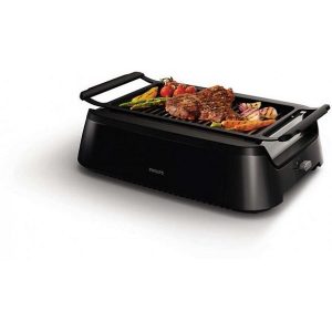 Philips Avance 1660W Infrared Indoor Grill - Black P22K
